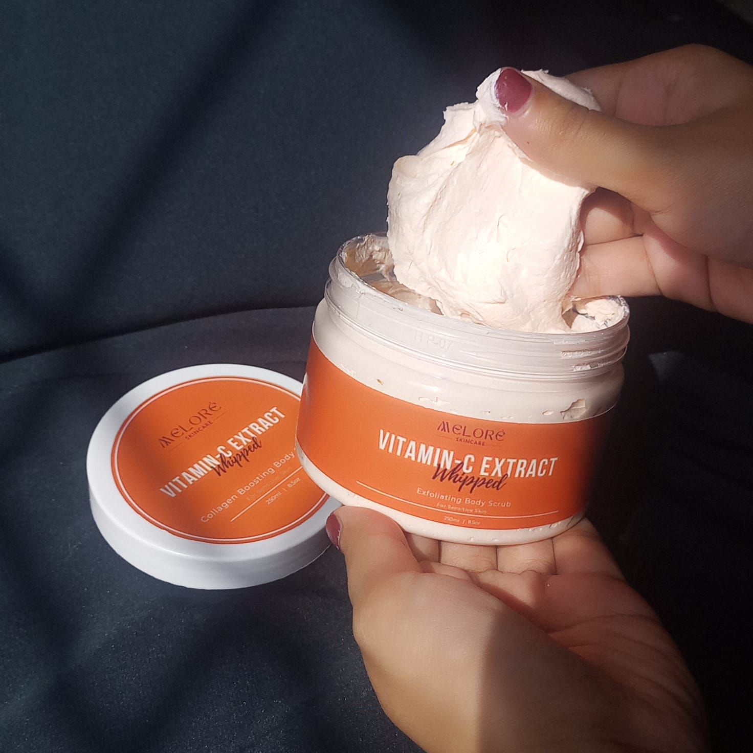 🍊Vitamin-C Extract Whipped - 250g Exfoliating Body Scrub For Sensitive Skin - Collagen Boosting 🍊