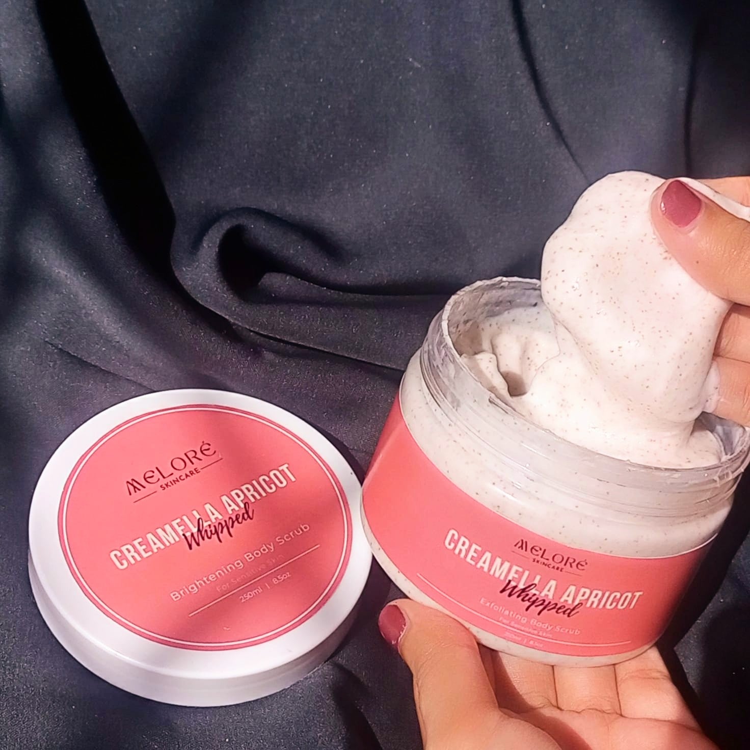 🍑Creamella Apricot Whipped - 250 g Exfoliating Scrub For Sensitive Skin - Best For Brightening🍑