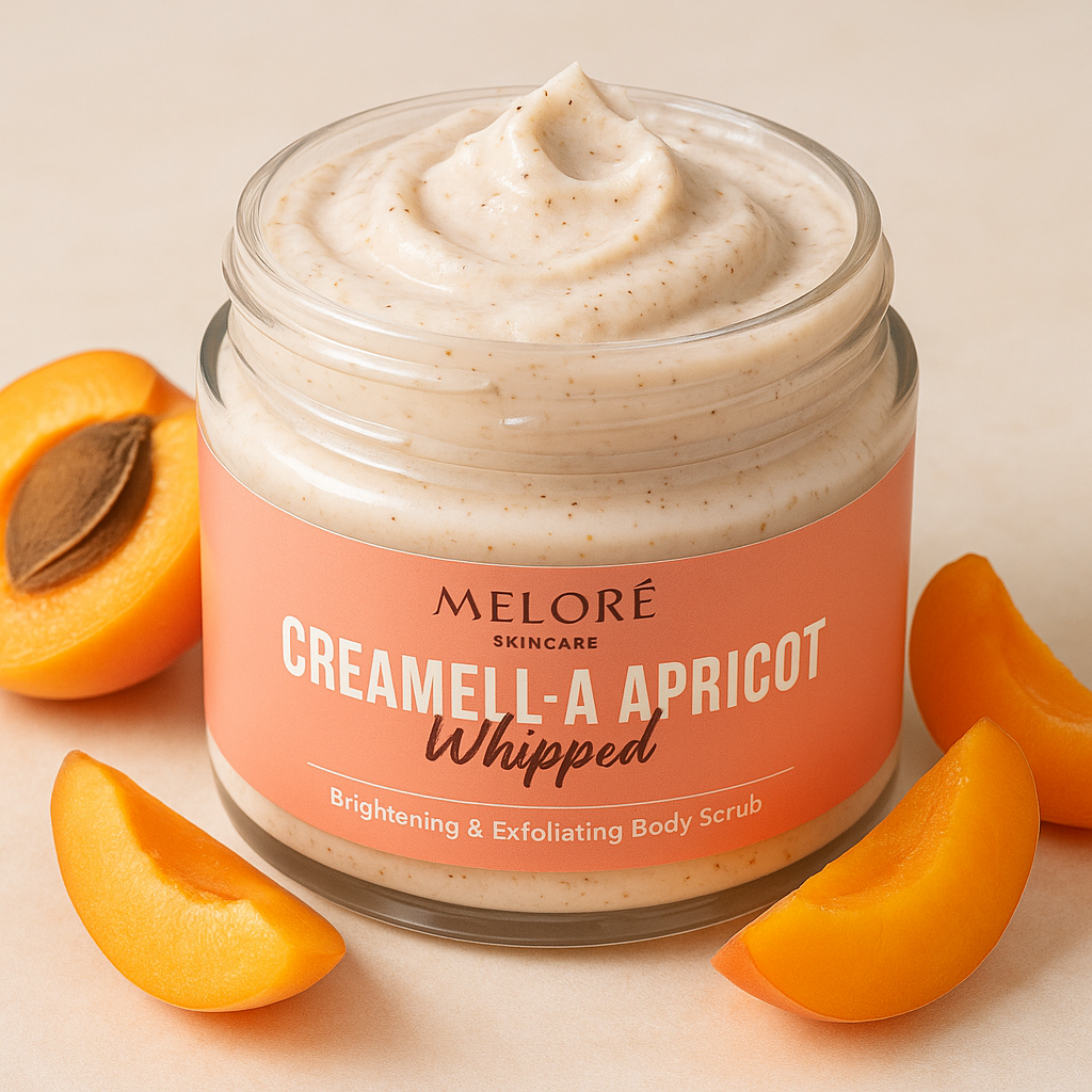 🍑Creamella Apricot Whipped - 250 g Exfoliating Scrub For Sensitive Skin - Best For Brightening🍑