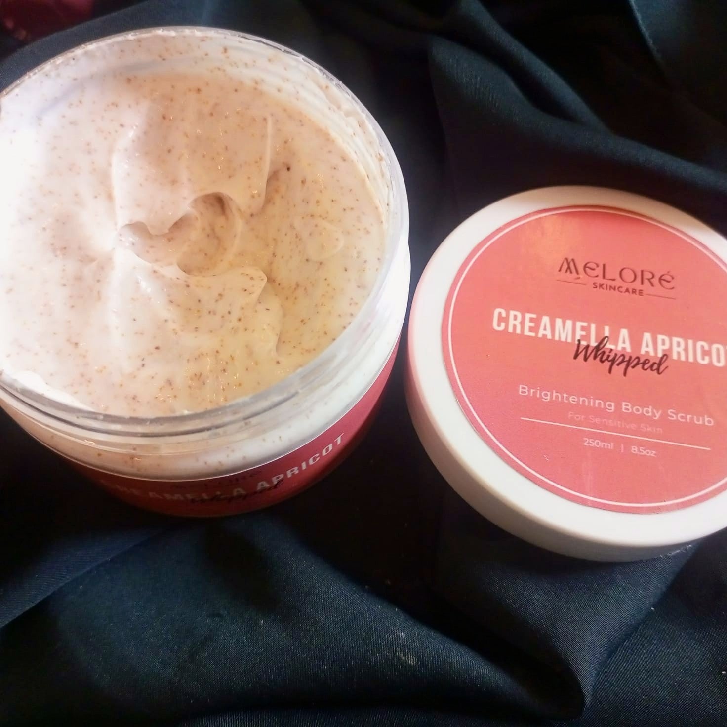 🍑Creamella Apricot Whipped - 250 g Exfoliating Scrub For Sensitive Skin - Best For Brightening🍑