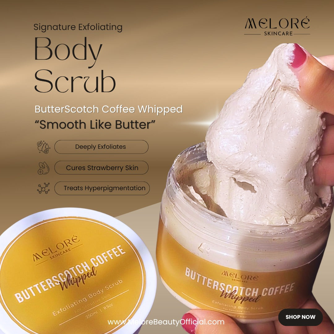 🧈☕Butterscotch Coffee Whipped - 250g Exfoliating Body Scrub For Sensitive Skin🧈☕